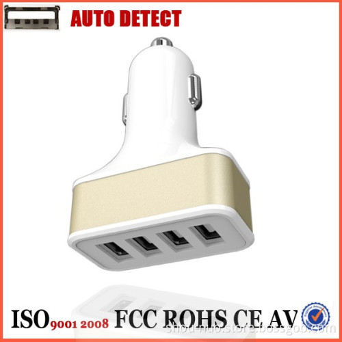 2015 mobile accessories quad 4 usb port vehicle mobile phone charger 48w,9.6a car charger adapter